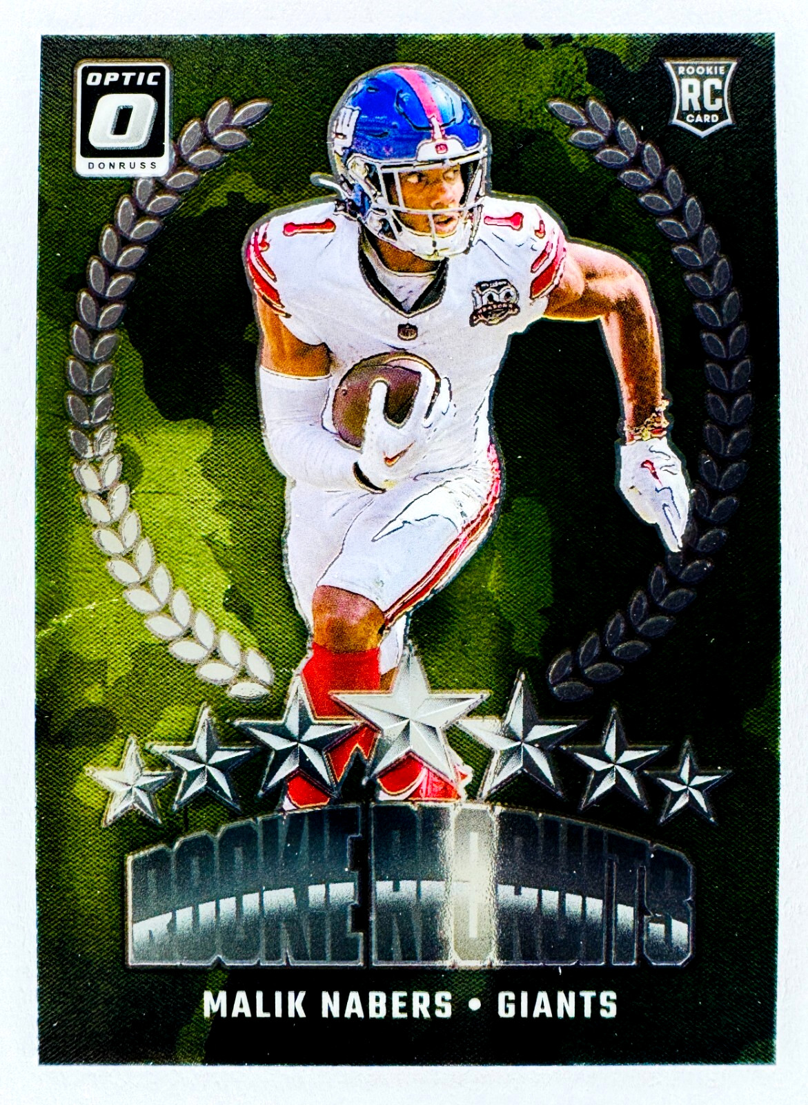 2024 Donruss Optic MALIK NABERS #3 RC Rookie Recruits - New York Giants