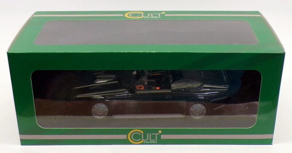 ASTON MARTIN V8 ZAGATO SPIDER 1987 NERO CULT SCALE CML034-1 1:18 RHD RESINA - Immagine 2 di 4