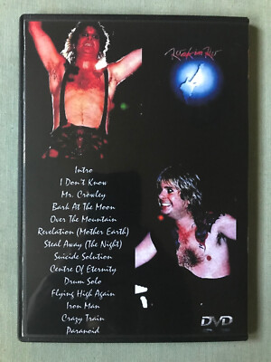 Ozzy Osbourne - Live at Rock in Rio 1985 DVD | eBay Ozzy Osbourne - Live at Rock in Rio 1985 DVD | eBay
