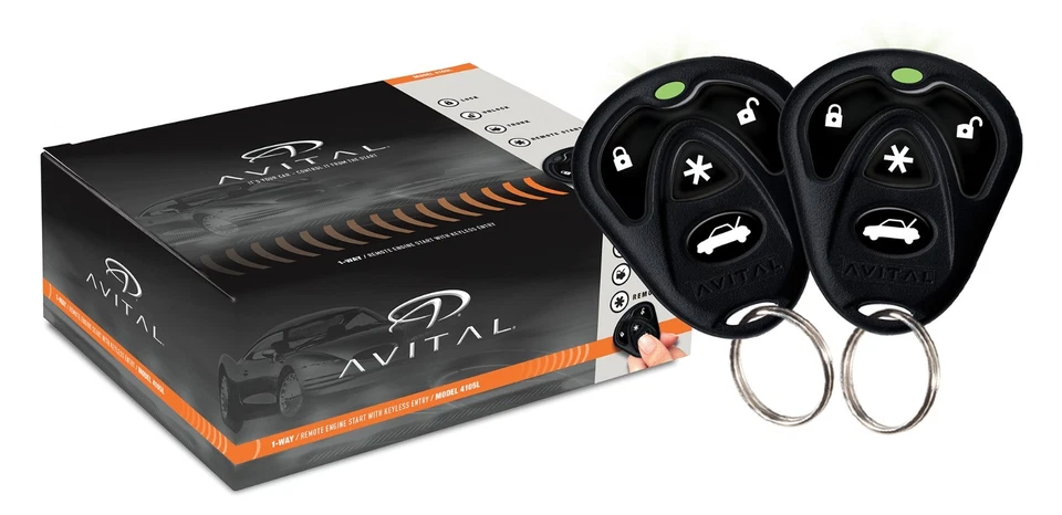 Avital 4105L Remote Start Keyless Entry with DB3 Bypass Module Package 1500 Ft - Image 3 of 4