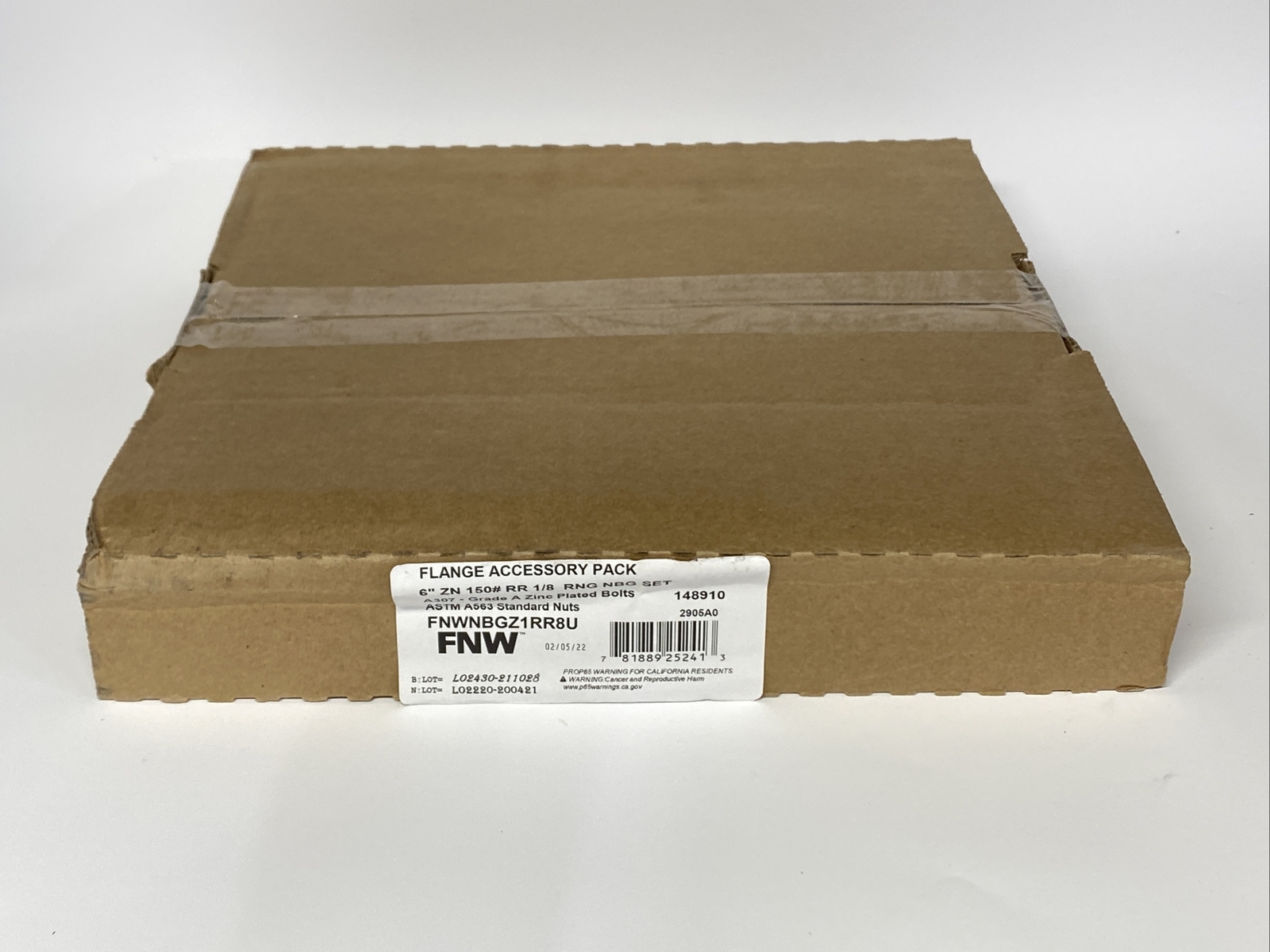 FNW 6" ZN 150 RR 1/8 RNG NBG FNWNBGZ1RR8U FLANGE ACCESSORY KIT GASKET NUT BOLT eBay