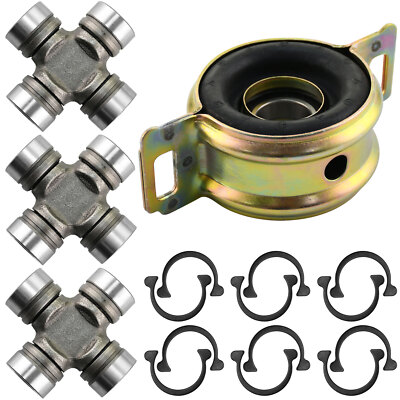 Drive Shaft U Joints Center Support Bearing For Toyota Tacoma Tundra T100 2WD