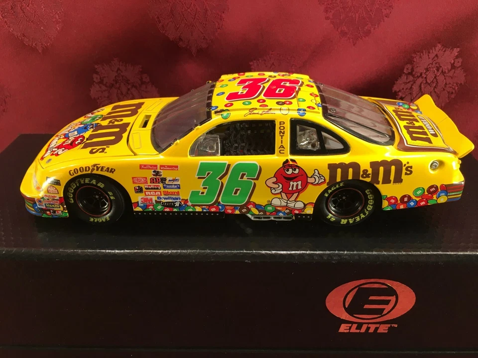Ernie Irvan #36 M & M 1999 Pontiac RCCA 1/24 ELITE y 1/64 HO juego de diecast para automóvil Foto 3 de 4
