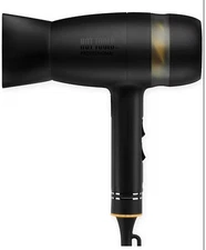 Hot Tools Pro Artist Black Gold Collection Quietair Power Hair Dryer.