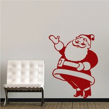 Santa Claus Wall Decal Christmas Window Stickers Christmas Decorations, h52