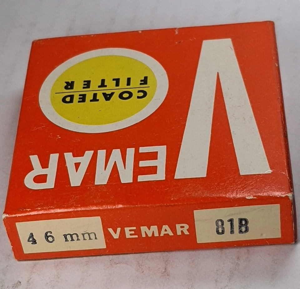 Genuine 46mm 81B 81-B 81 B Color Warming Glass Lens Filter Japan 46 mm Warm tone - Image 4 of 4