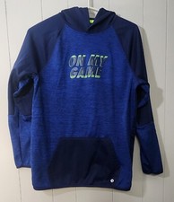 Boys/Youth Xersion Quick-Dri Hoodie - XL 18/20 Navy Blue