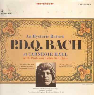 Peter Schickele P.D.Q. Bach at Carnegie Hall Vanguard Vinyl LP