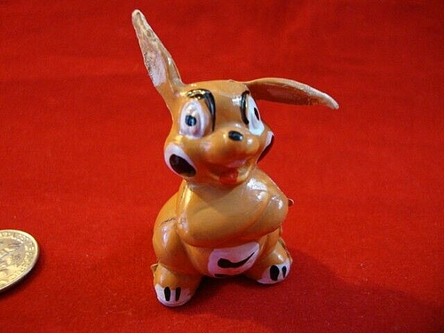 Vintage Walt Disney Productions Marx Heimo Disneykin/DisneyKing Thumper 2" Size - Picture 6 of 9