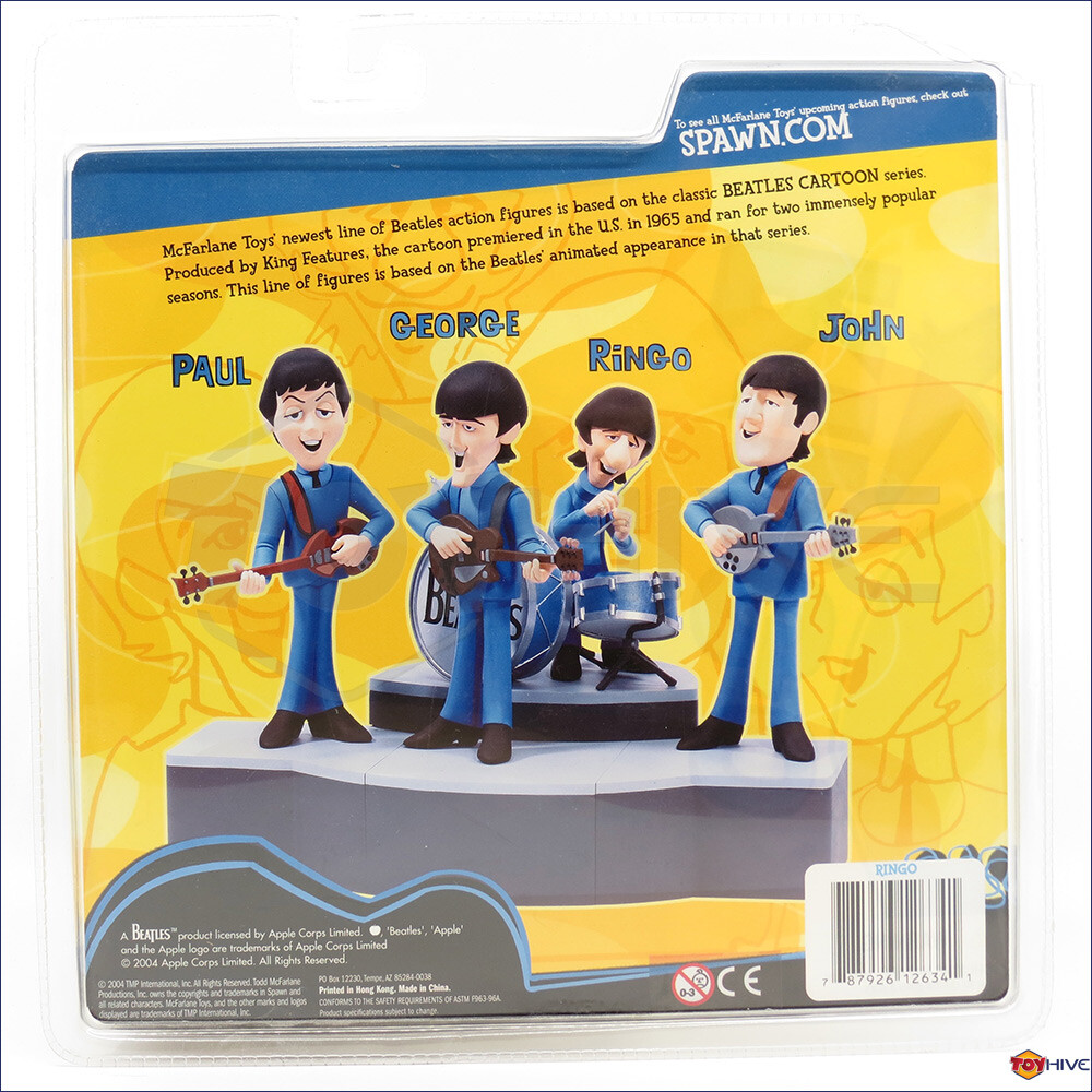 The Beatles Ringo Starr Drums set Cartoon series figure 2004