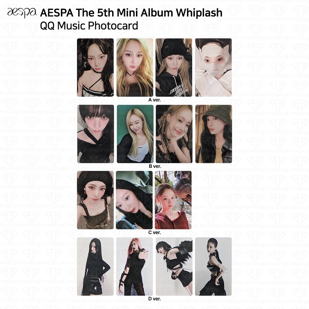 aespa ウィンター whiplash 中華 qqmusic 星5 トレカ aespa Winter Whiplash QQ Music 5 stars | eBay