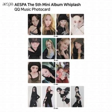 Aespa 5th Mini Album Whiplash QQ Music Photocard KARINA WINTER GISELLE NINGNINIG