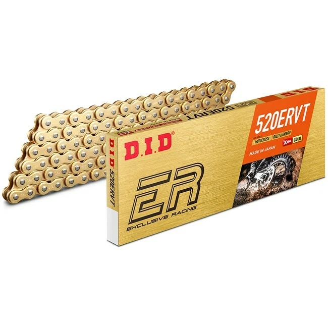 DID 520 ERVT Heavy Duty X-Ring Off Road Motorcycle 120L Gold Drive Chain - Image 4 of 4