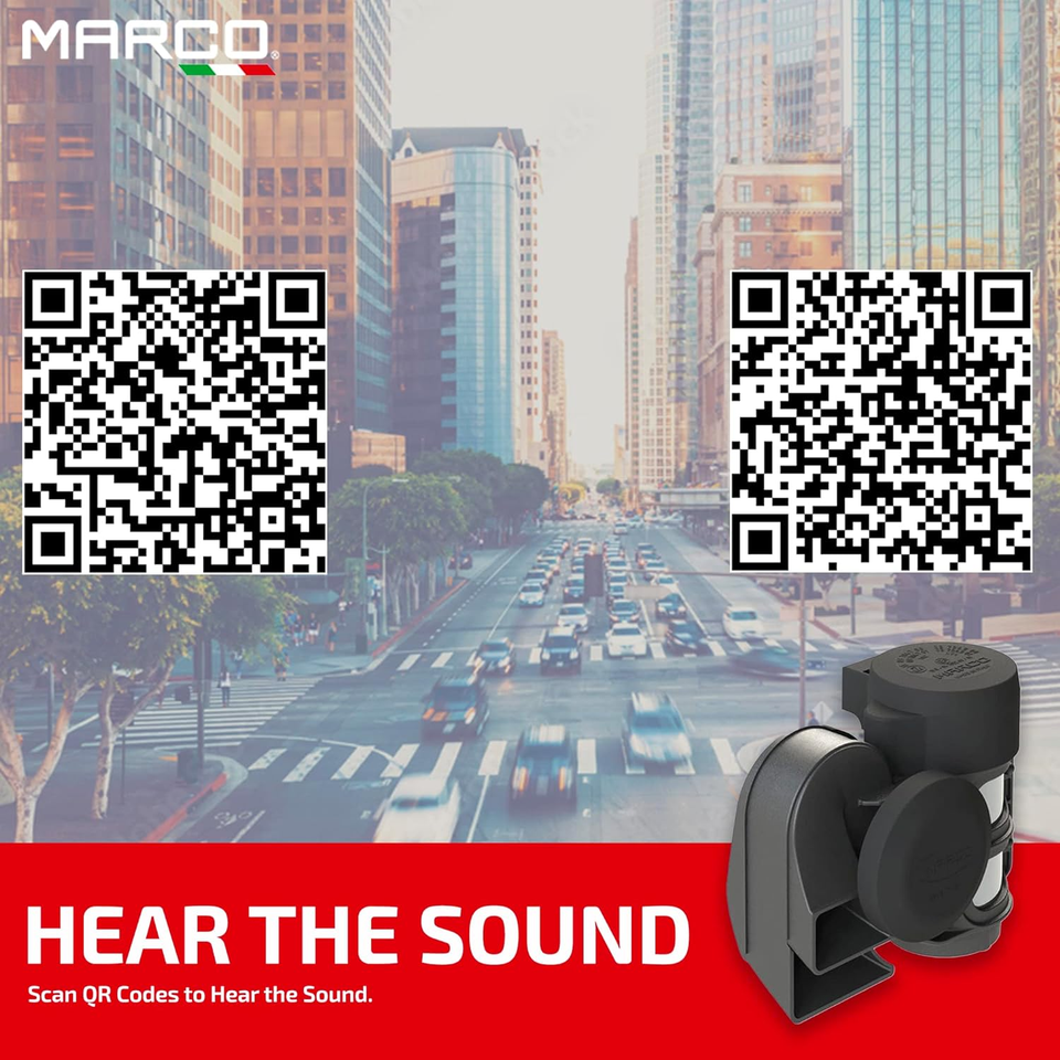 Tornado Car & Motorcycle Air Horn Super Loud Electric Horn Compatible