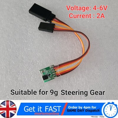 RC Servo Signal Reverser Universal JR Futaba Stecker Flugzeuge V-Tail Eingang 4-6V  