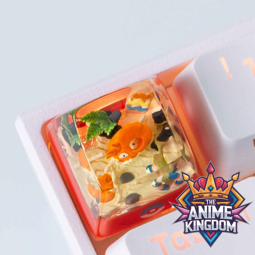 Handmade Pokemon Kingler Mechanical Keycap Artisan Resin Cherry MX Gift