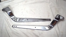 04 Harley Softail FXST Right Left Rear Fender Strut Support Chrome Cover