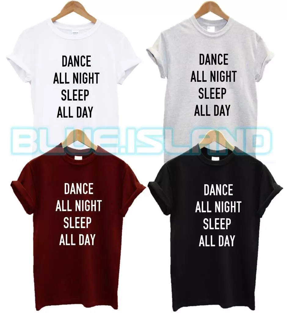 Camiseta Longline Música Eletrônica - Dance All Night, Sleep All Day ( –  Swedish Monkeys Store