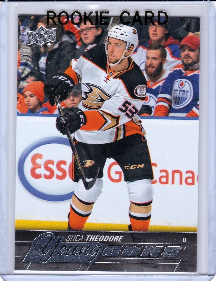 SHEA THEODORE 2015-16 15/16 UPPER DECK UD YOUNG GUNS YG ROOKIE CARD #495 SP RC