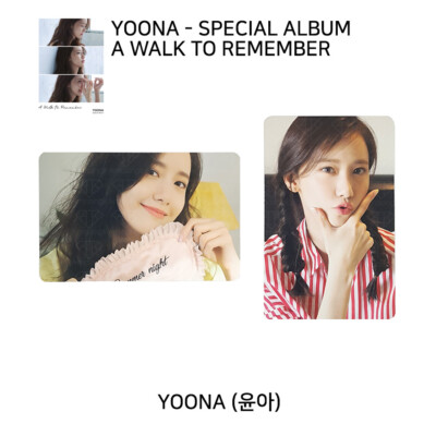 YOONA Special Album A Walk To Remember Official Photocard SNSD | eBay