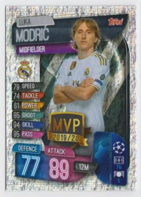 2019-20 Topps Match Attax Champions League Club MVPs #C-REA - Luka Modric