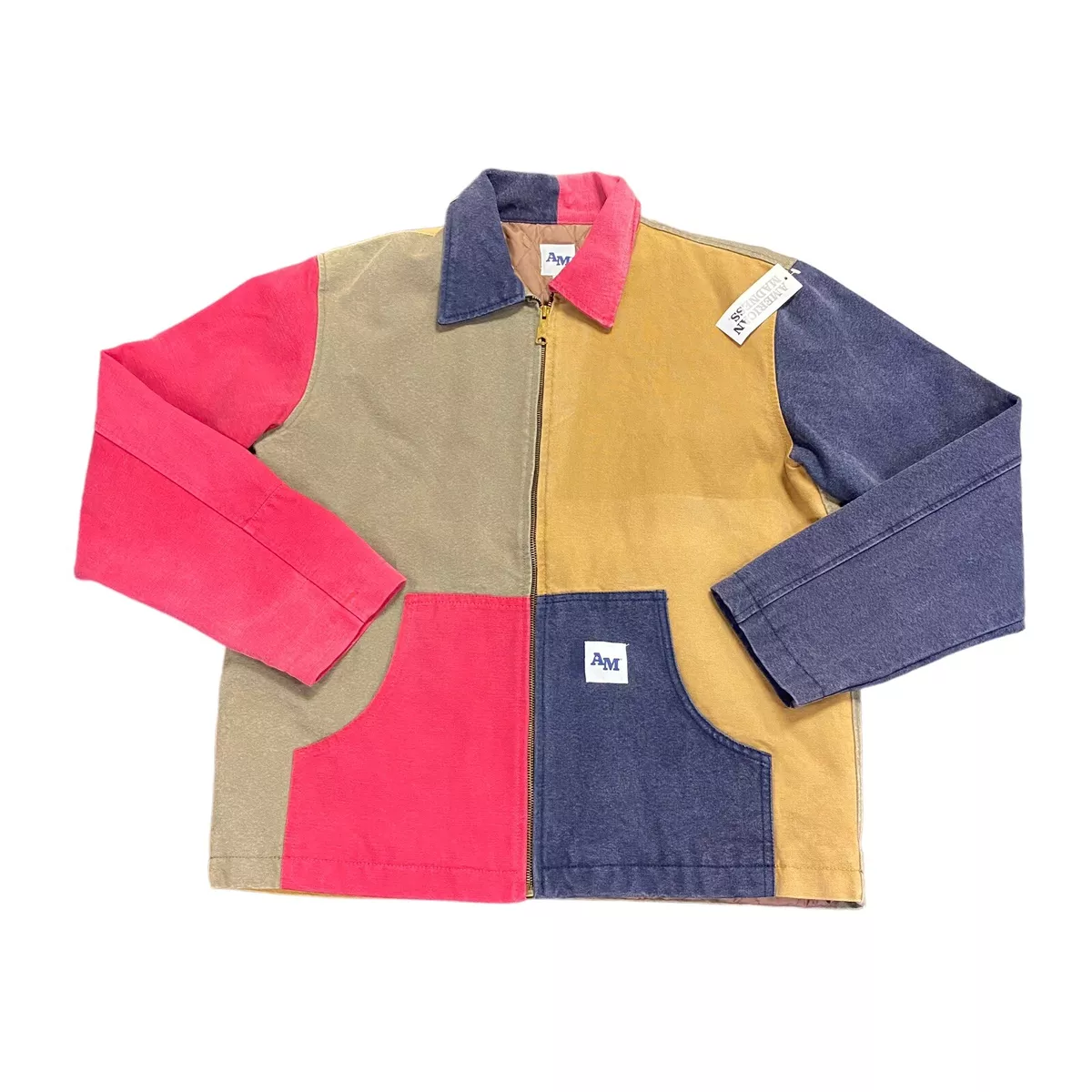 Vintage color block jacket top