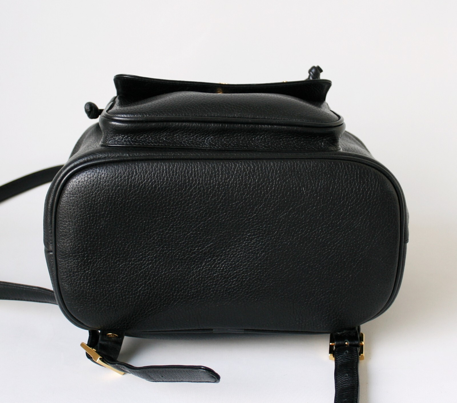 MCM Backpack Black Leather Large Authentic Vintag… - image 5