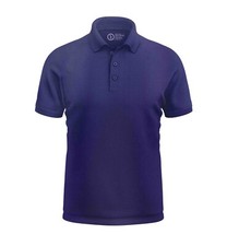 Mens Adult Polo Shirts Cotton Pique Short Sleeve Casual Work Plain Summer Te Top