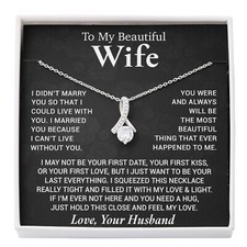 To My Wife Necklace, Anniversary Gift For Wife, Wife Birthday, Gift For Wife