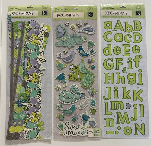 K & Company 12x12 Scrapbook Kit-Variations-Sea Glass, Baby Boy, Poppy Seed, More - Picture 42 of 84