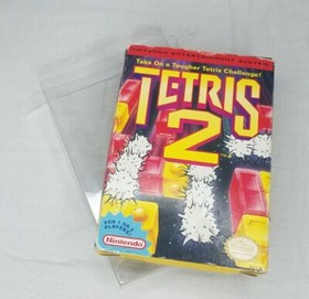 NES Tetris 2 CIB Nintendo Complete Tested Excellent Condition 