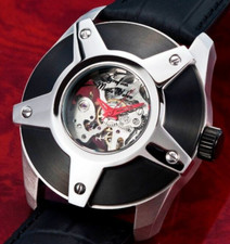 Automatik Herren Luxus Teilskelett Armbanduhr Herrenuhr edel selten Sondermodell