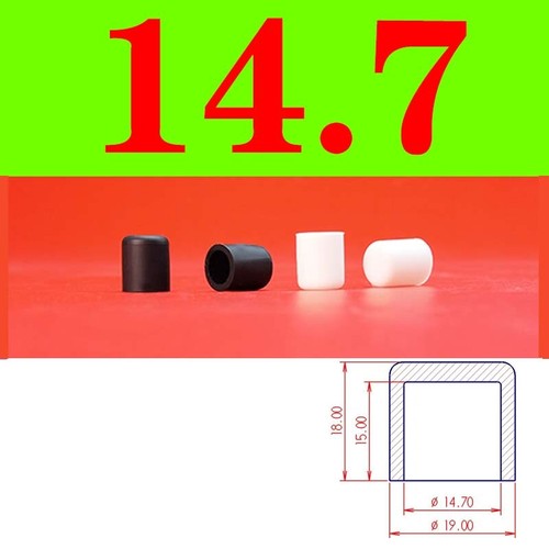 Round Plastic Black Blanking End Cap Caps Tube Pipe Inserts Plug Bung 2- 78.5mm - Picture 18 of 58