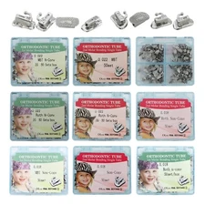 tubos de ortodoncia Orthodontic Molar Tubes Brackets Buccal Roth MBT 022 1st 2nd