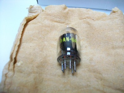 6C8G-JAN VT163 Tung-Sol Black Coated Glass Made In U.S.A - Foto 9