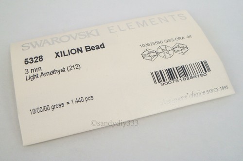 144 pcs x SWAROVSKI XILION CRYSTAL 5328 3mm Bicone Bead ~ Colour ~ Many Color - Picture 38 of 73