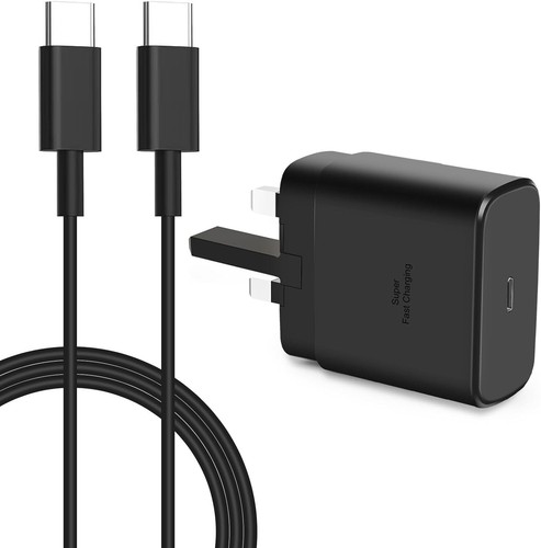 45 Watts Type-C Super Fast Charging Wall Charger & Type-C 6ft Cable For Samusng - Picture 2 of 8