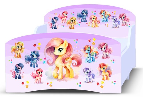 Children's Kids Toddler Bed with Luxury Mattress NEW DESIGNS Girls Boys - Picture 30 of 122