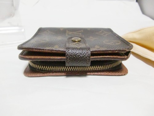 Auténtico LOUIS VUITTON Monograma Compacto Cremallera Marrón con Bolsa para e... - Imagen 3 de 14