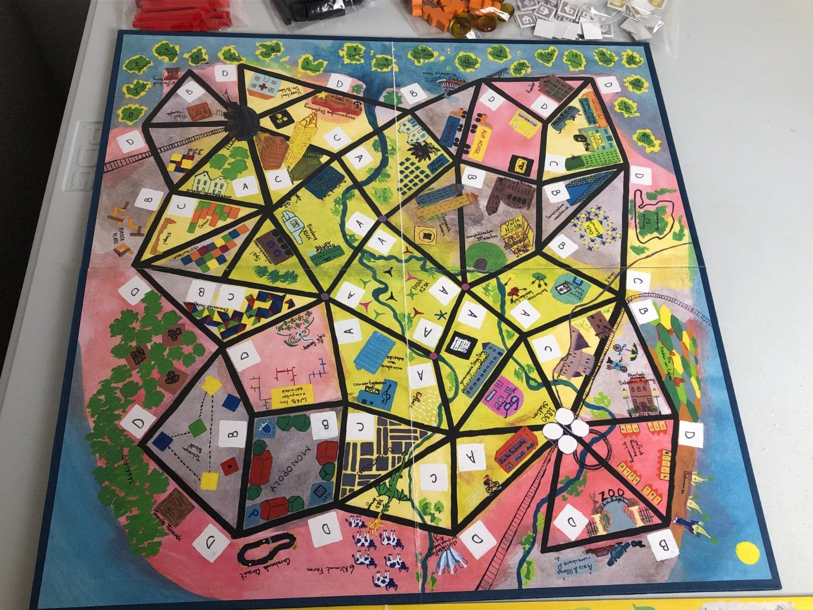 Bus Board Game Splotter 2001 Grail game VHTF worker placement lots of pics! EUC