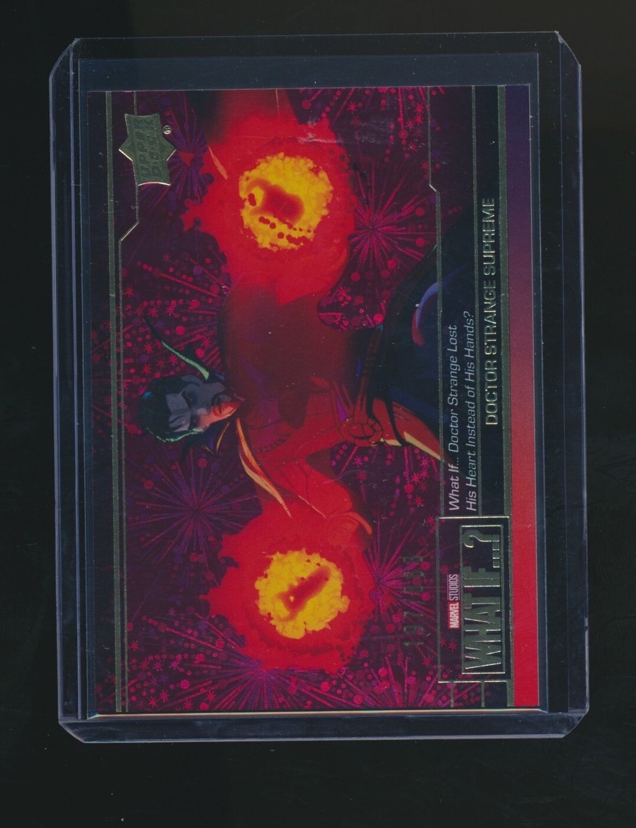 DOCTOR STRANGE SUPREME 2023 UPPER DECK MARVEL WHAT IF…? RED
