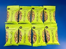 (8) Wonderful Pistachios No Shells Roasted & Salted 2.5 Ounce Bags BB:01/2026