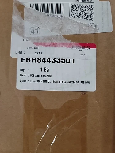 LG EBR84433501 Refrigerator Electronic Control Board