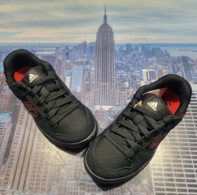 Adidas Five Ten 5.10 Freerider Bike Shoes Black/Red Mens Size 6 FW2835 New