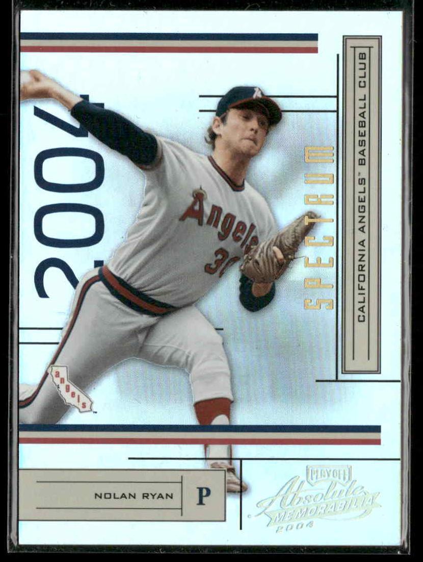 2004 Playoff Absolute Memorabilia #6 Nolan Ryan Spectrum Gold #/50