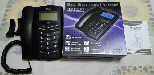 TTM BIG200 PROFESSIONAL Telefono fisso grandi tasti vivavoce big buttons speaker - Afbeelding 10 van 14