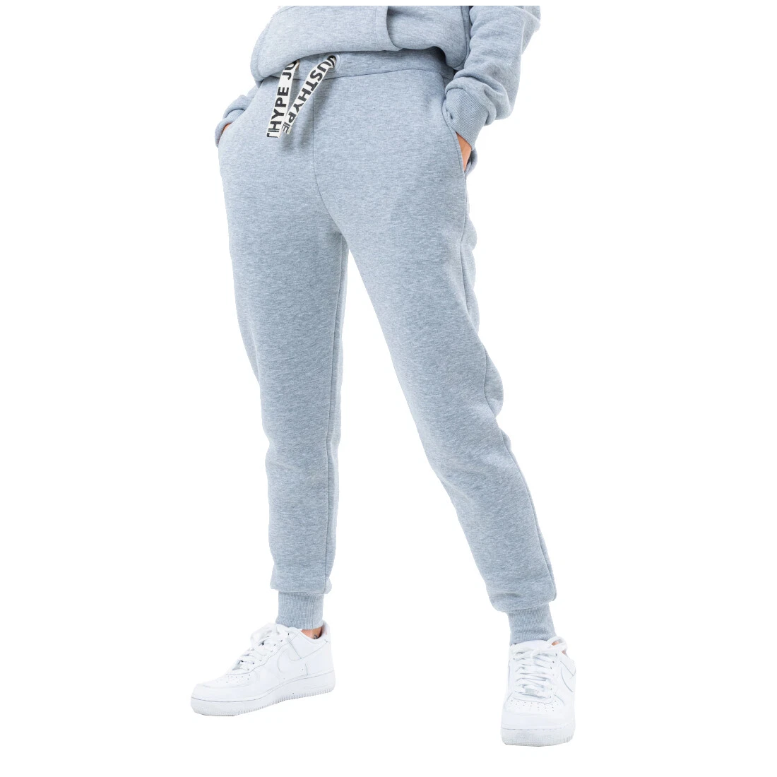 Womens grey drawstring joggers new arrivals
