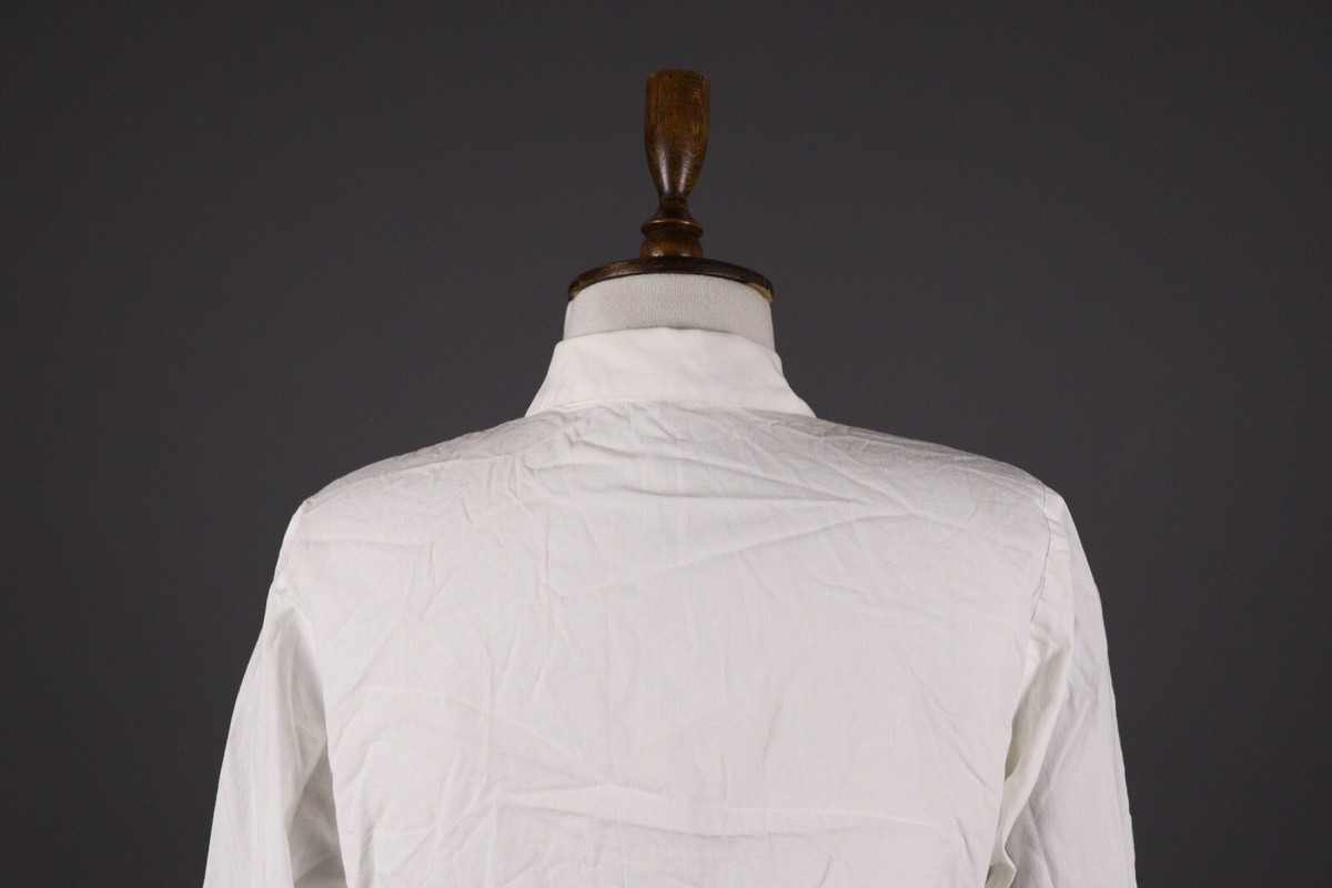 Katharine Hamnett London White Long Sleeve Dress Shirt