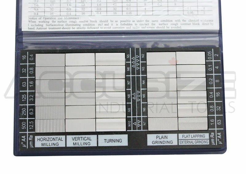 Surface Roughness Comparator Inch/Metric Combo, Brand New, EG020226 eBay