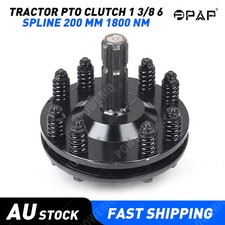 For Tractor PTO Clutch 1 3/8 6 Spline 200 mm 1800 nm AU LOCAL STOCK FAST DELIVER